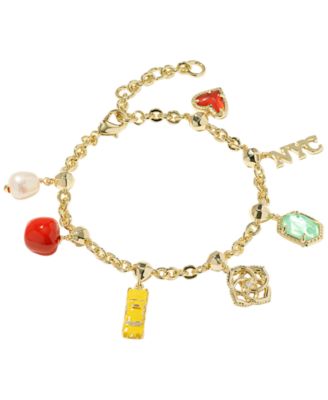 Kendra Scott NYC Icon Freshwater Pearl & Imitation Pearl Charm Bracelet