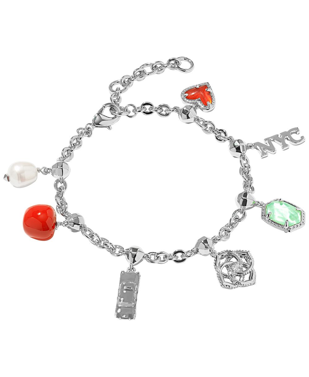 Kendra Scott NYC Icon Freshwater Pearl & Imitation Pearl Charm Bracelet