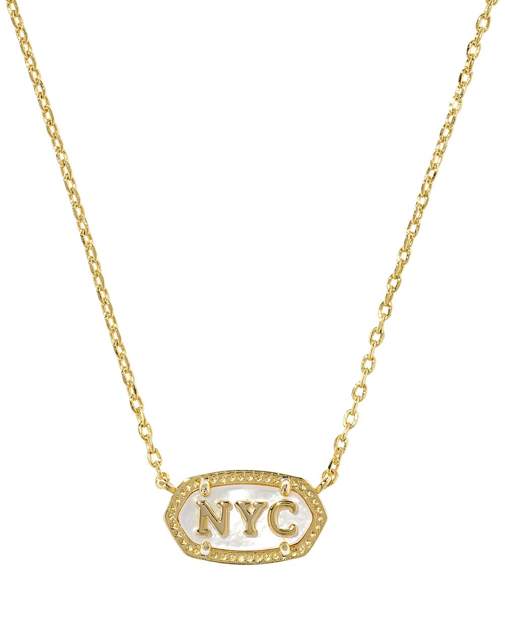 Kendra Scott Elisa NYC 14k Metal-Plated Short Pendant Necklace