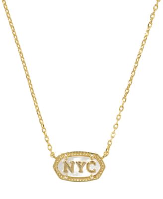 Колье Kendra Scott Elisa NYC 14k Metal-Plated Short Pendant