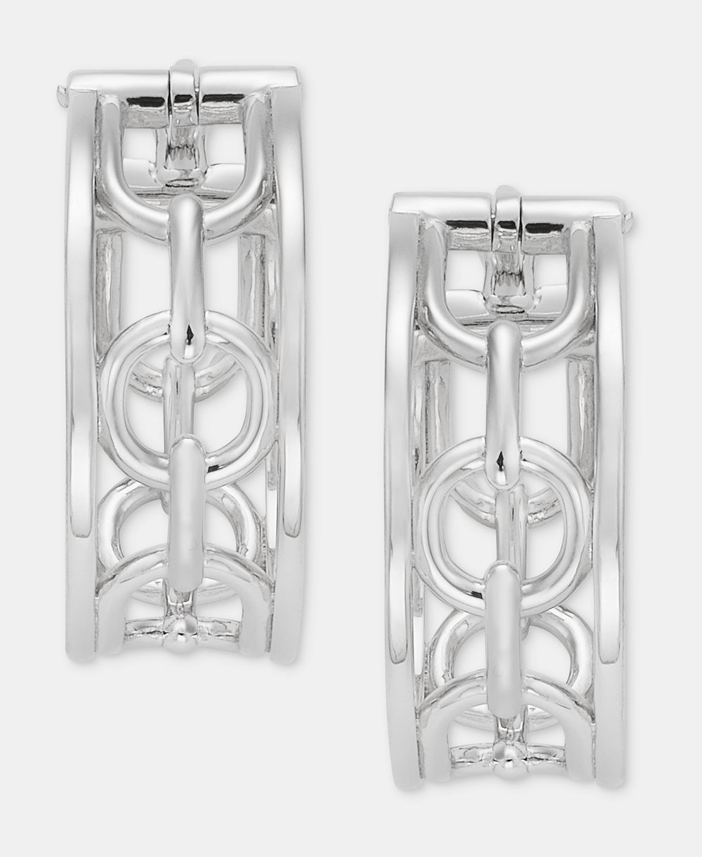 Серьги-кольца Lauren Ralph Lauren Small Watch Fob, 0.8"