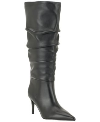 GUESS Women's Canteen Slouchy Scrunched Tall Stiletto Boots