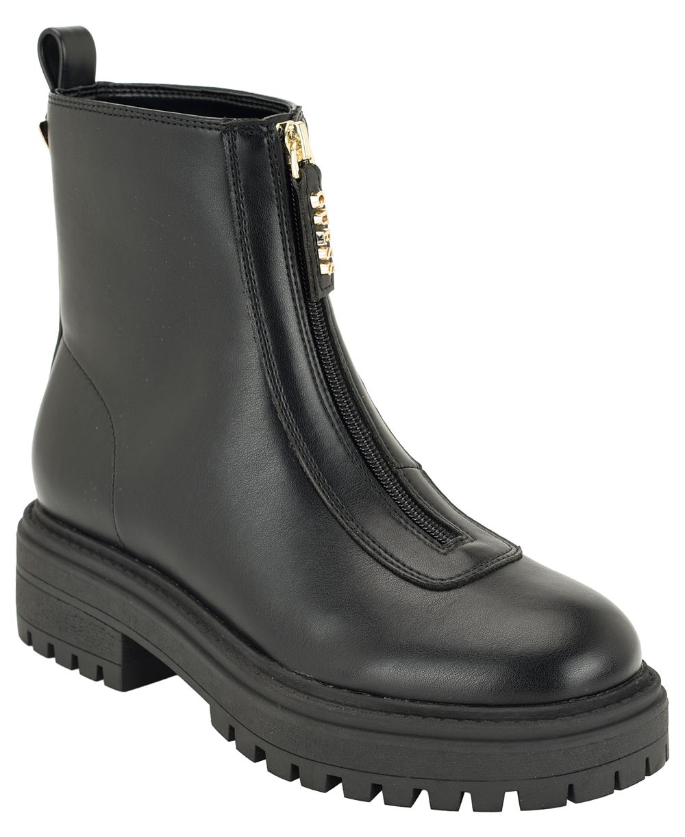 Женские ботильоны GUESS Syyan Front Zip Lug Sole