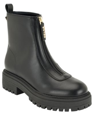 Женские ботильоны GUESS Syyan Front Zip Lug Sole