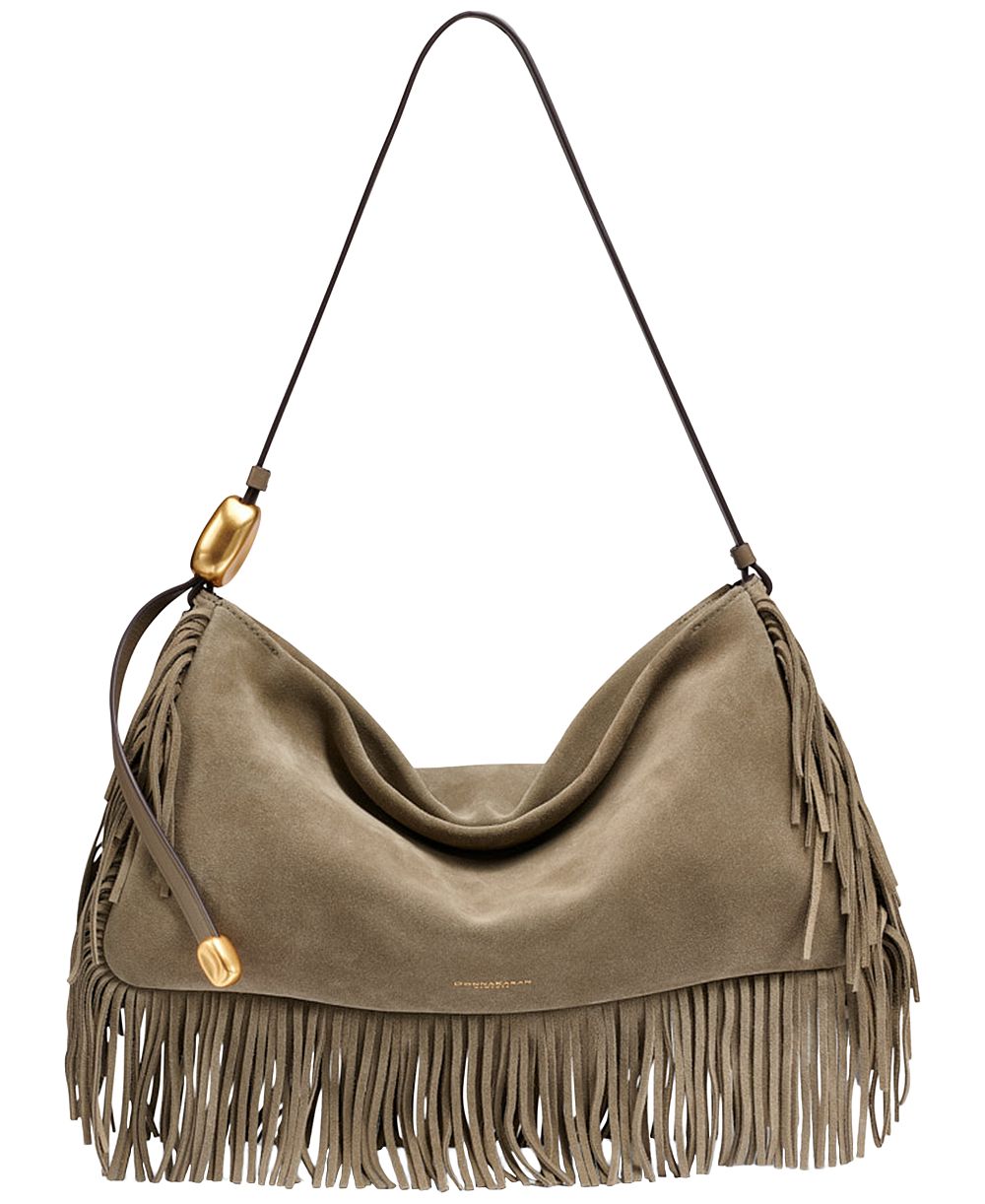 Donna Karan New York Large Fringe Shoulder Handbag
