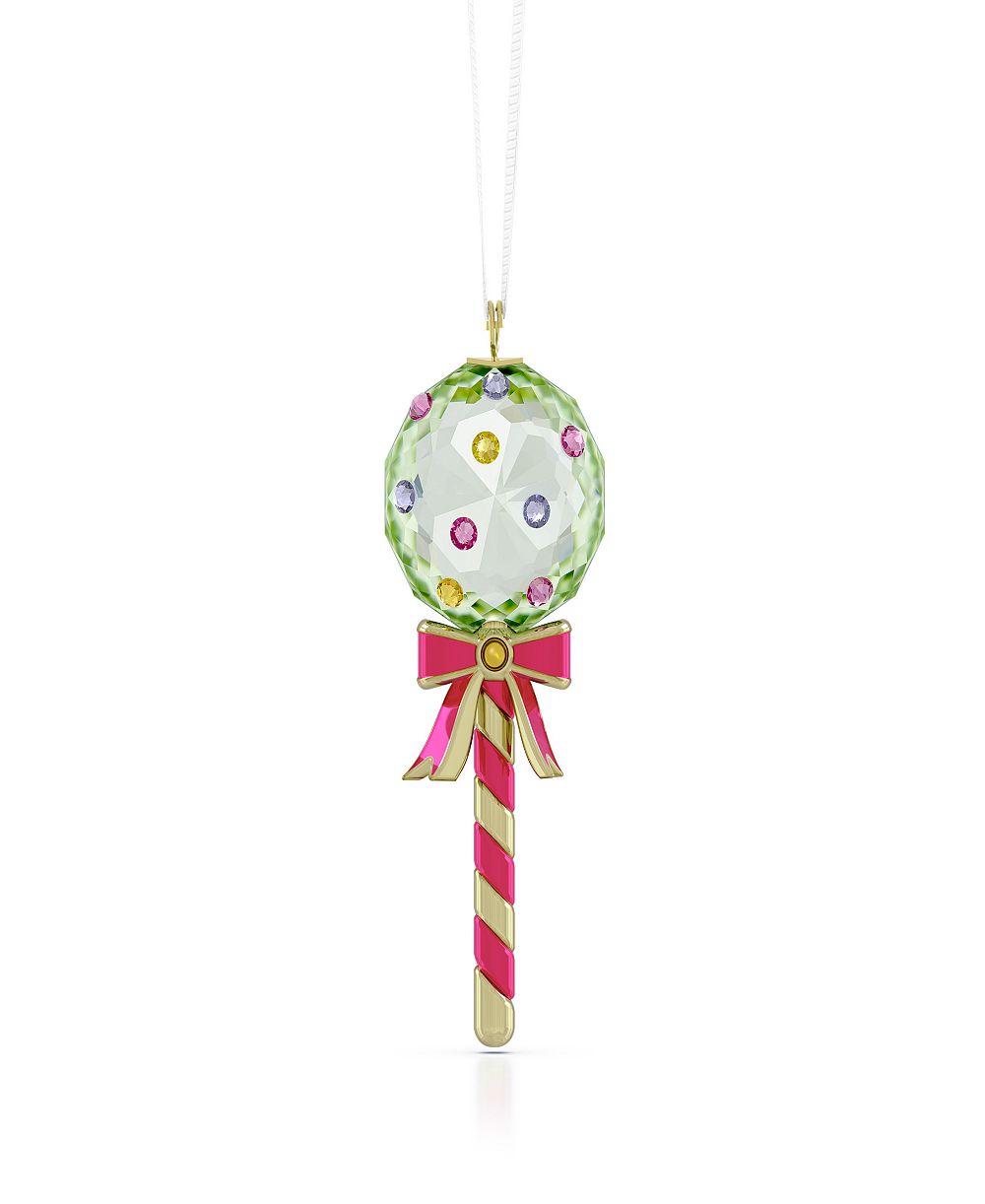 Swarovski праздничный зеленый елочный шарик Dulcis Lollipop