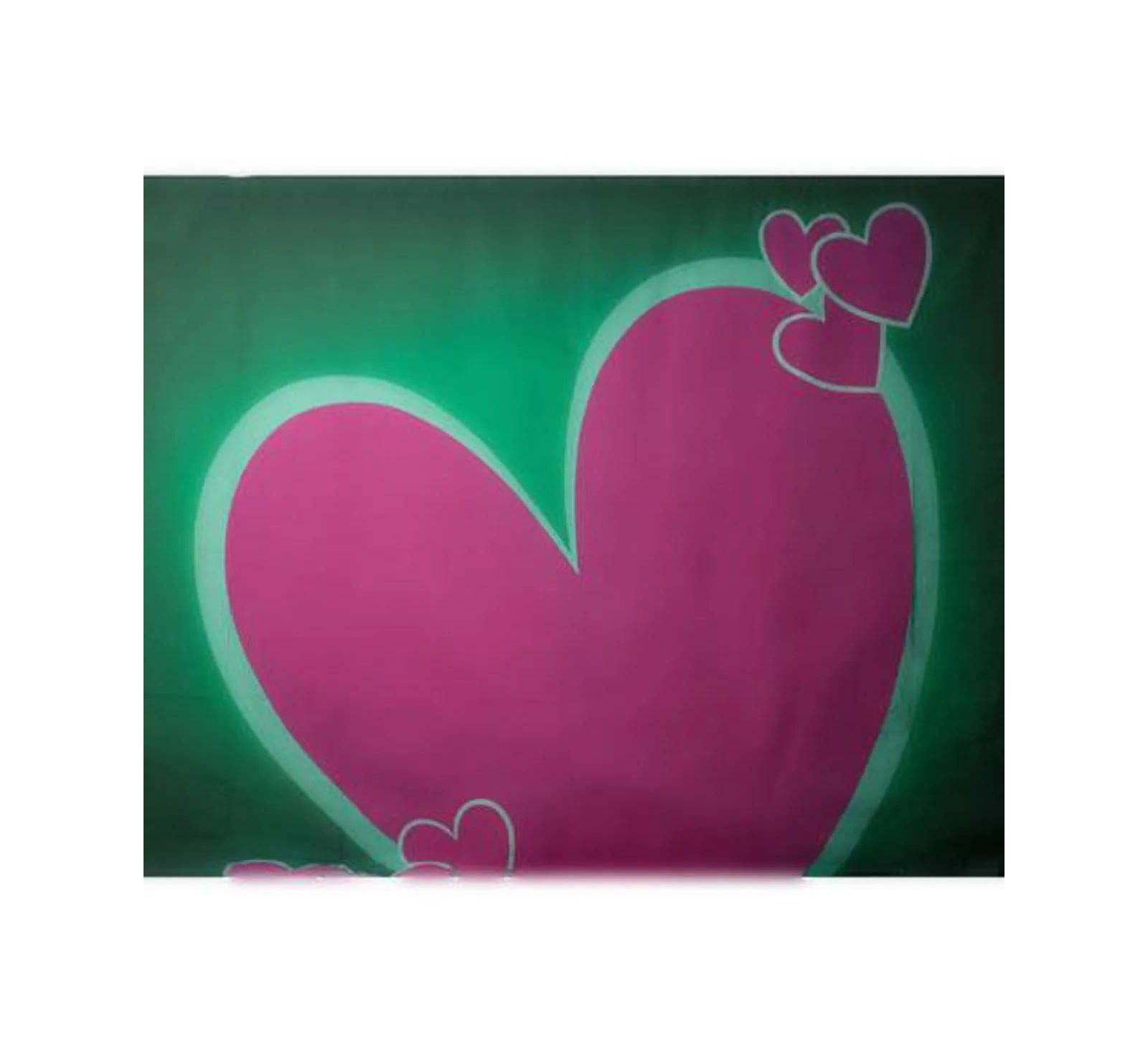 Belle Drape Scenic Series Hand-Painted Hearts 10x12" Background for Photography