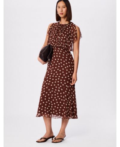Whistles Women's Polka Dot Print Midi Dress
