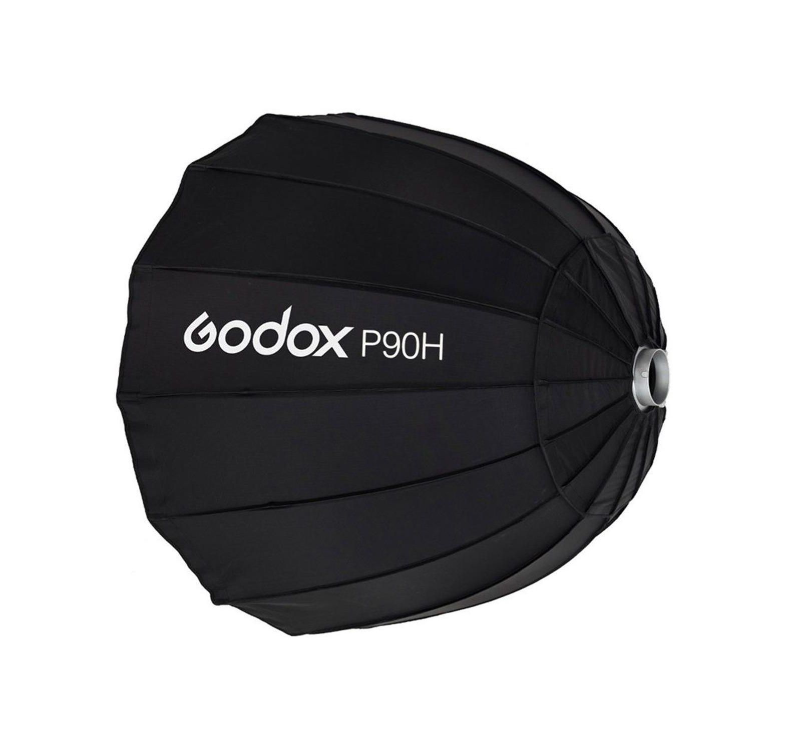 Параболический софтбокс Godox P90H 35 inch для студийного освещения, крепление Bowens