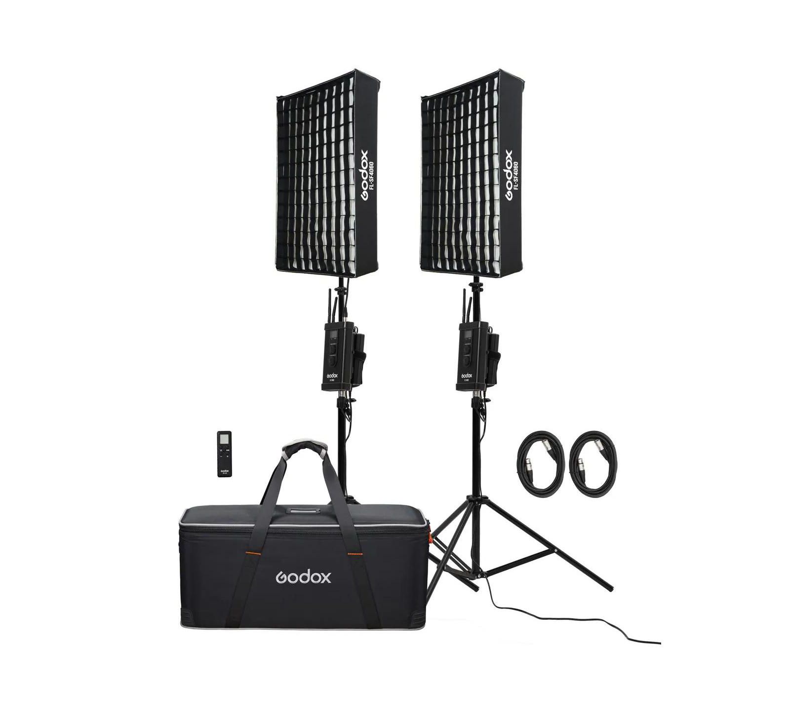 Godox FL100 100W Flexible LED 2-Light Kit for Photography