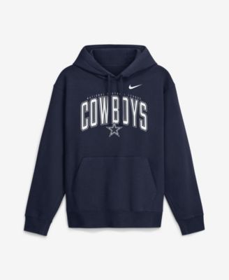 Мужское худи Nike Navy Dallas Cowboys Expect Victory Club Fleece Pullover