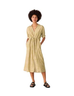 Whistles Women's Tiger Flame Short Sleeve Midi Dress