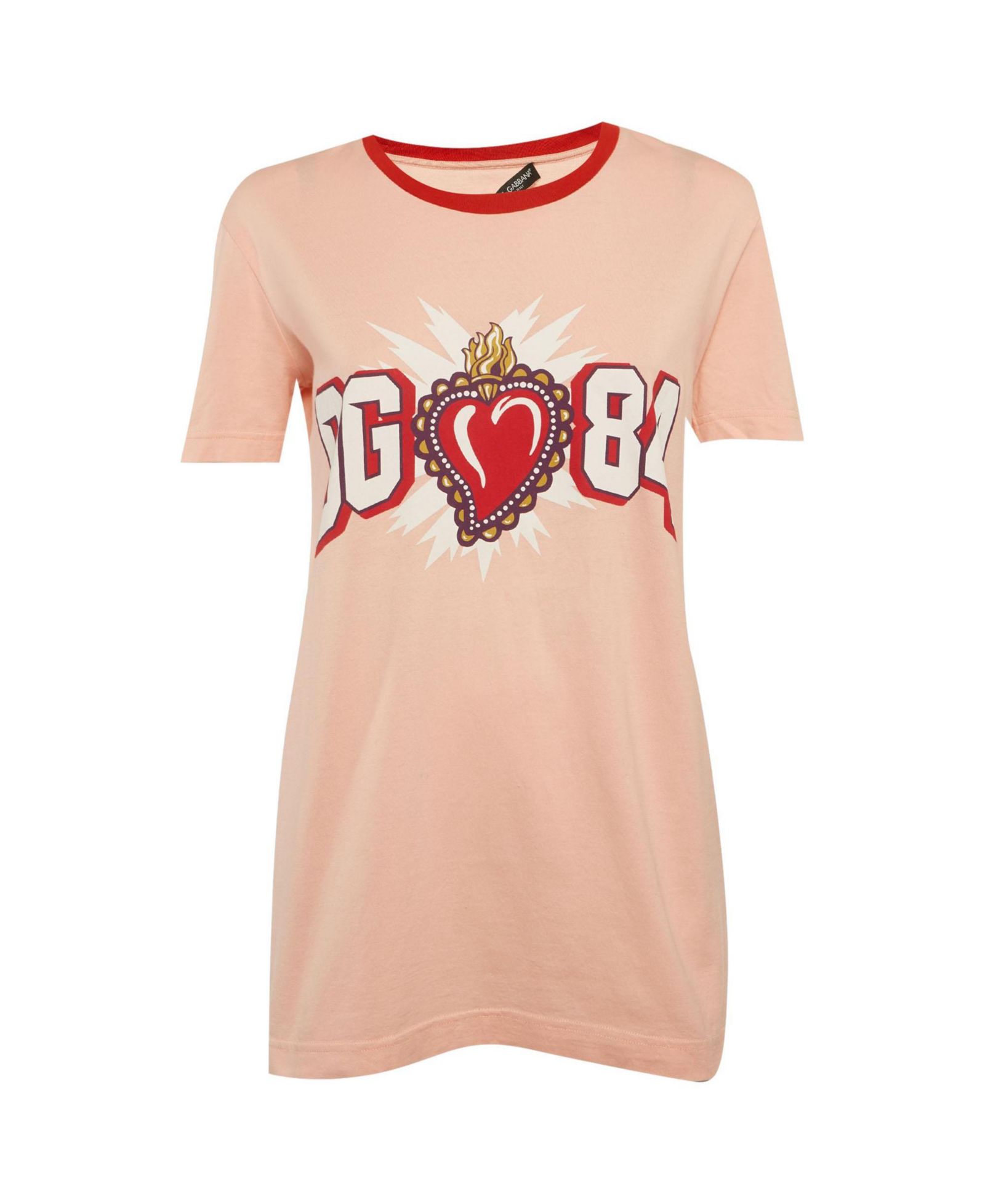 Pre-Owned Dolce & Gabbana Women's Printed Jersey Crewneck T-Shirt