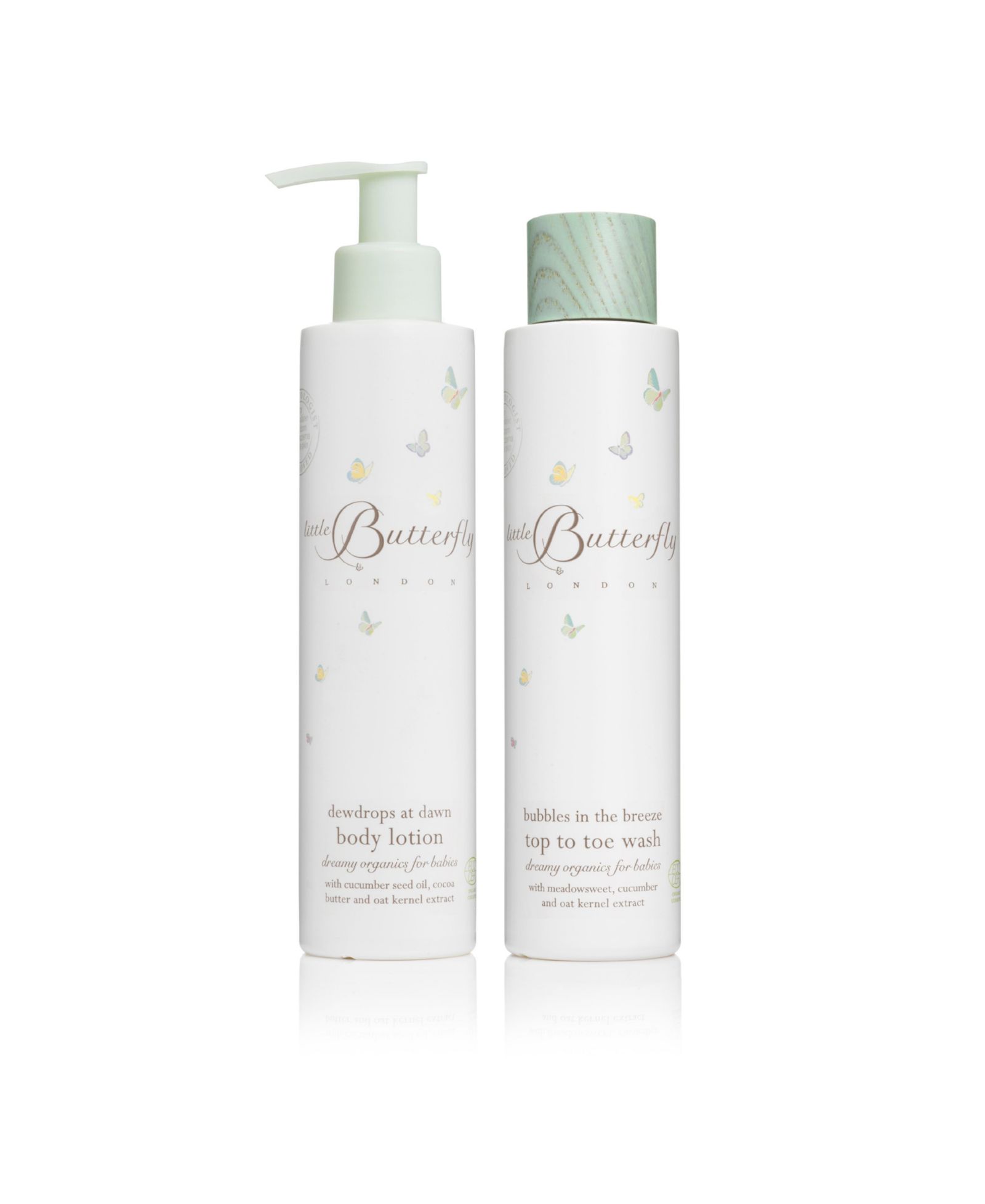Набор Little Butterfly London The Cleanse and Nurture для детей