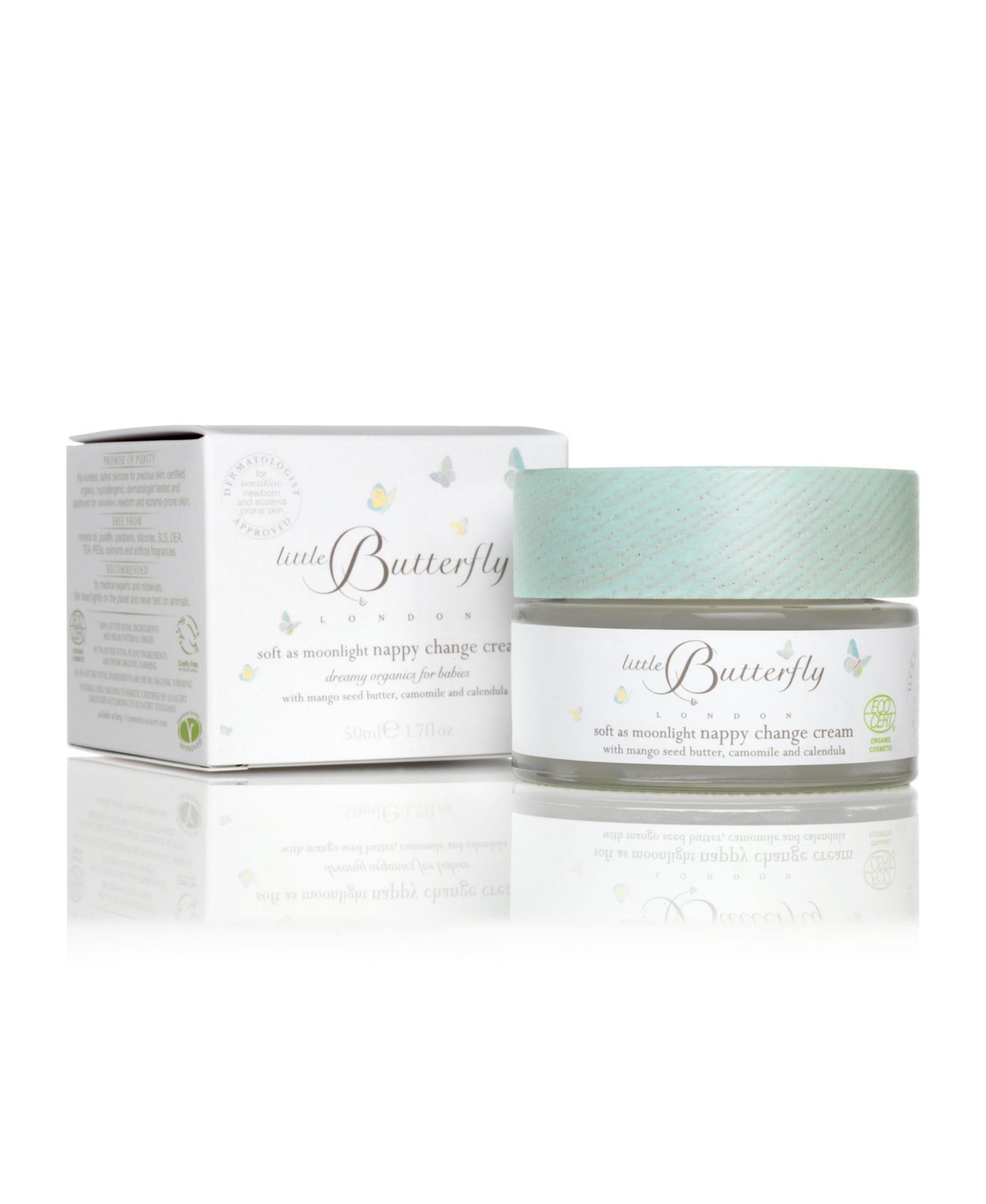Крем под подгузник Little Butterfly London Soft as Moonlight, 50 Milliliters