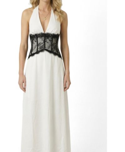 Женское платье-макси Modenaire Halter Lace Corset-Waist