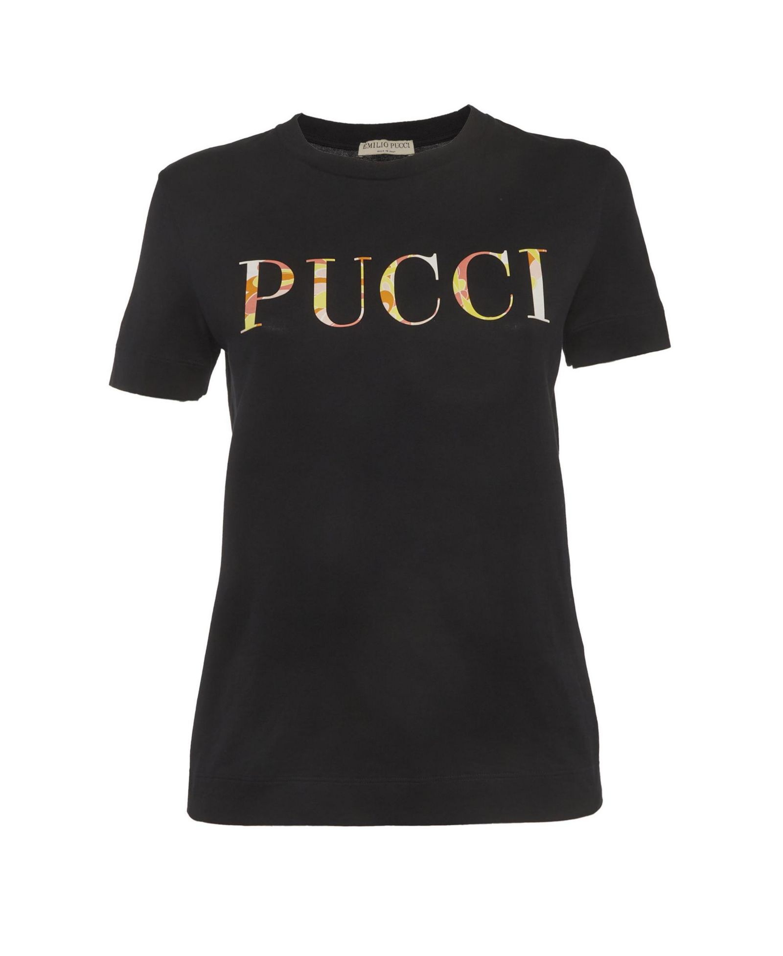 Pre-Owned Emilio Pucci Женская хлопковая футболка с логотипом
