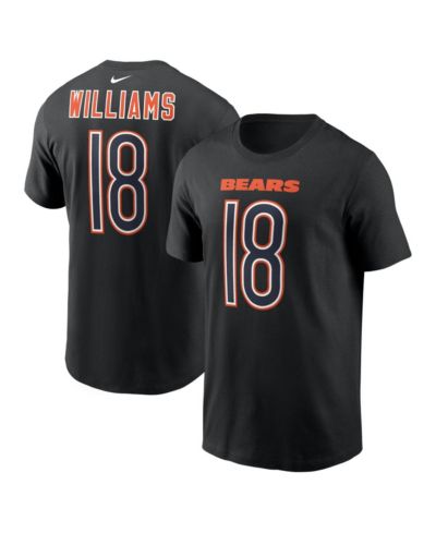 Мужская футболка Nike Caleb Williams Black Chicago Bears Carbon Name & Number