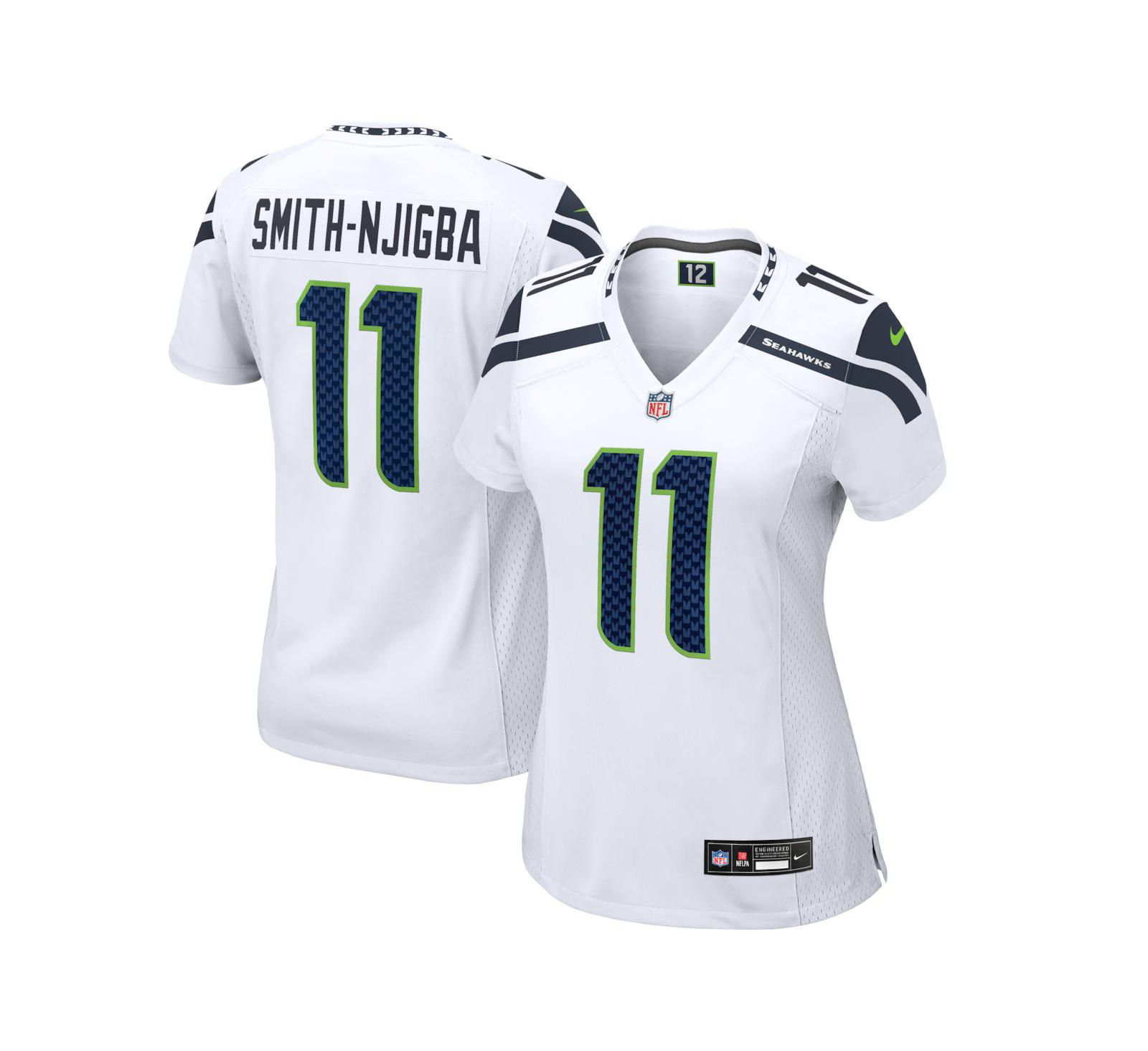 Nike Женская игровая джерси Seattle Seahawks Jaxon Smith-Njigba White