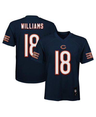Outerstuff Big Boys and Girls Caleb Williams Navy Chicago Bears Replica Player Jersey