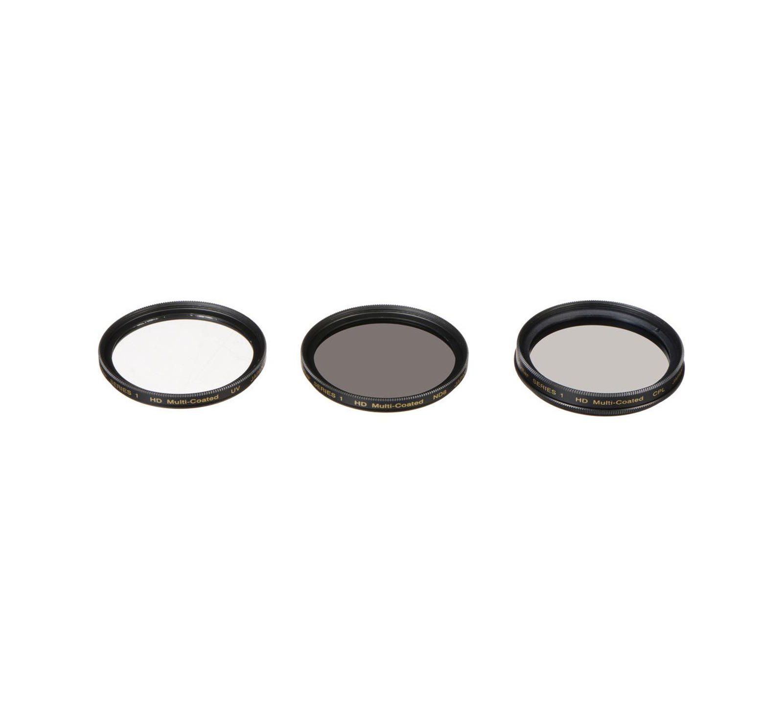 Vivitar 3-Piece UV CPL ND8 58mm Filter Kit