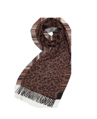 Женский шарф Fable England Deco Blooms Ditsy с кисточками