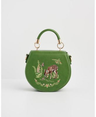 Женская сумка Fable England Fawn and Snail Embroidered Top Handle Bag