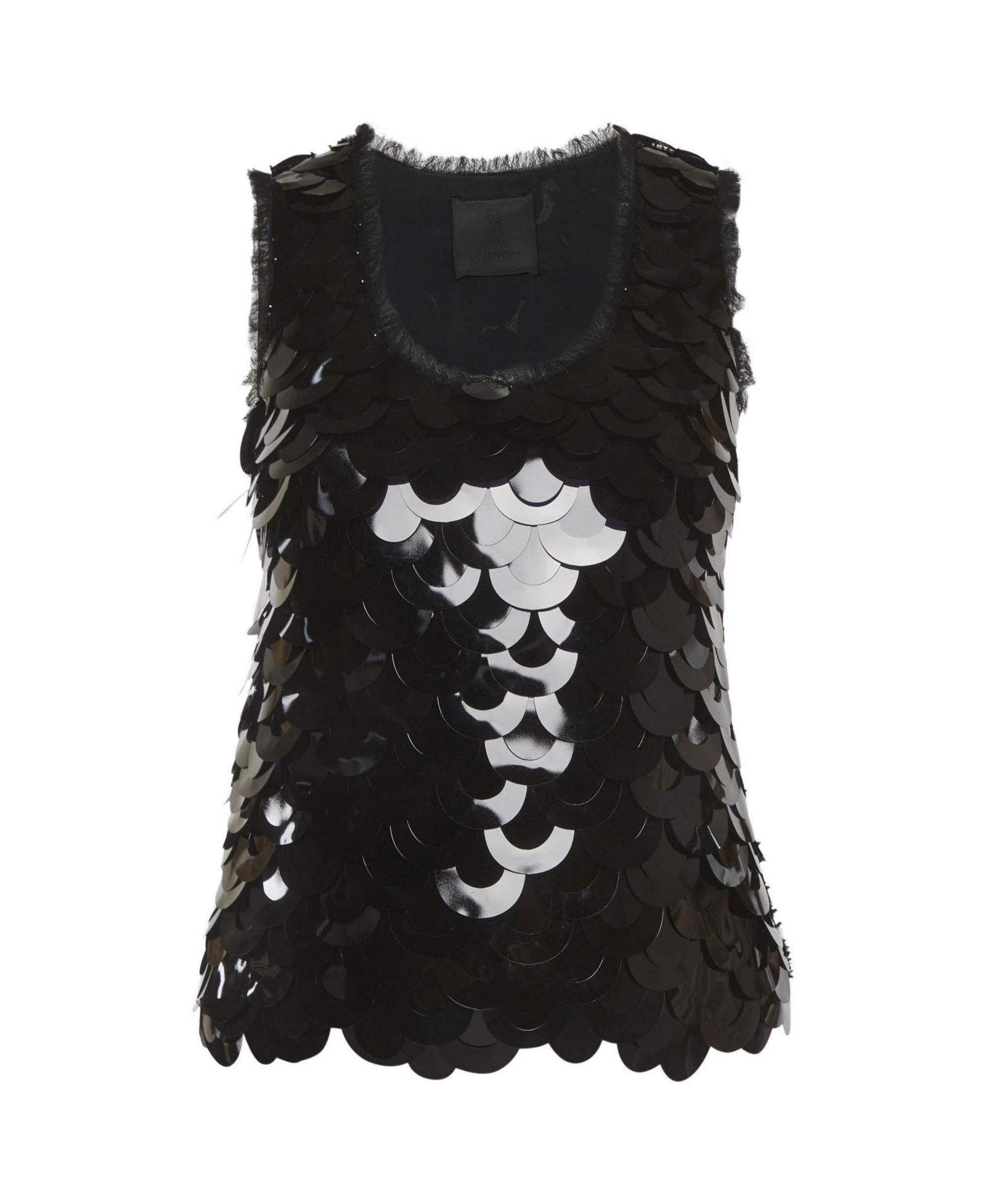 Pre-Owned Givenchy Women's Sequin Tulle Sleeveless Top