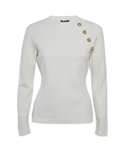 Pre-Owned Balmain Women's Textured Knit Pullover