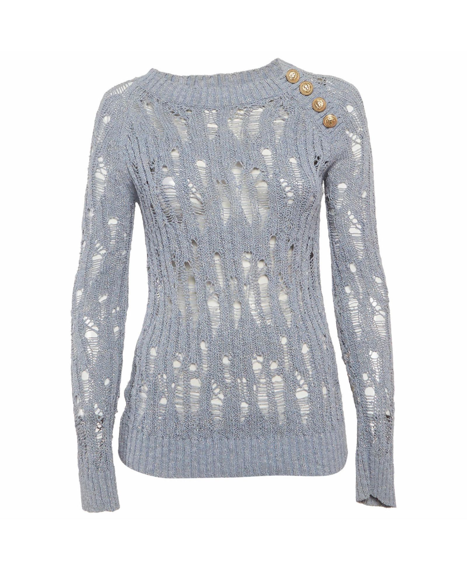 Pre-Owned Balmain Женский свитер Lurex Open Knit