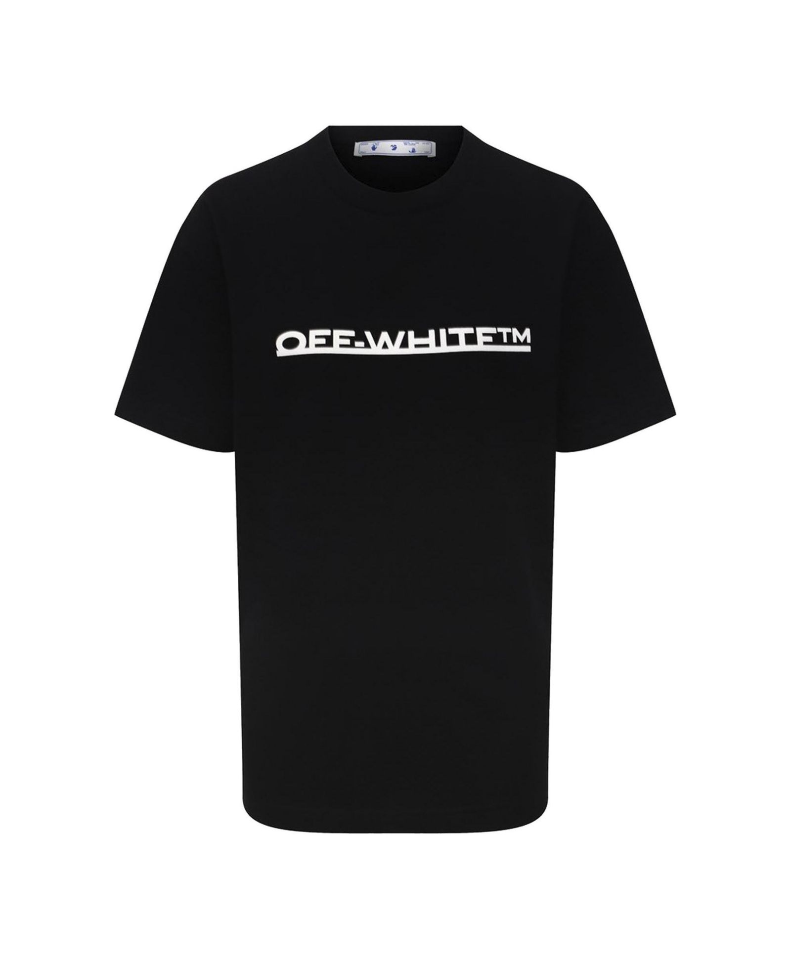 Pre-Owned Off-White Женская футболка из джерси с принтом логотипа