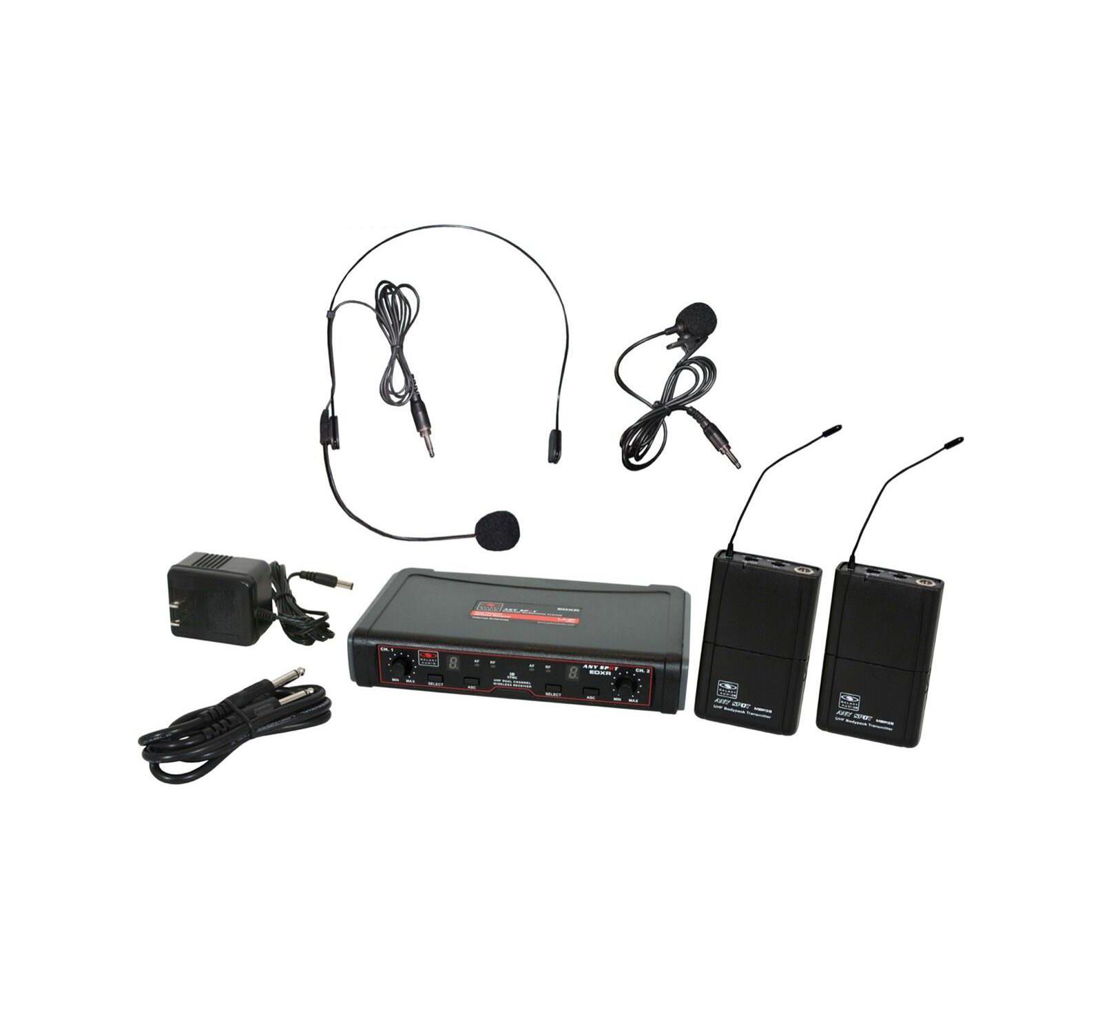 Galaxy Audio Any Spot EDXR/38SV Wireless Microphone System, N: 518-542 MHz