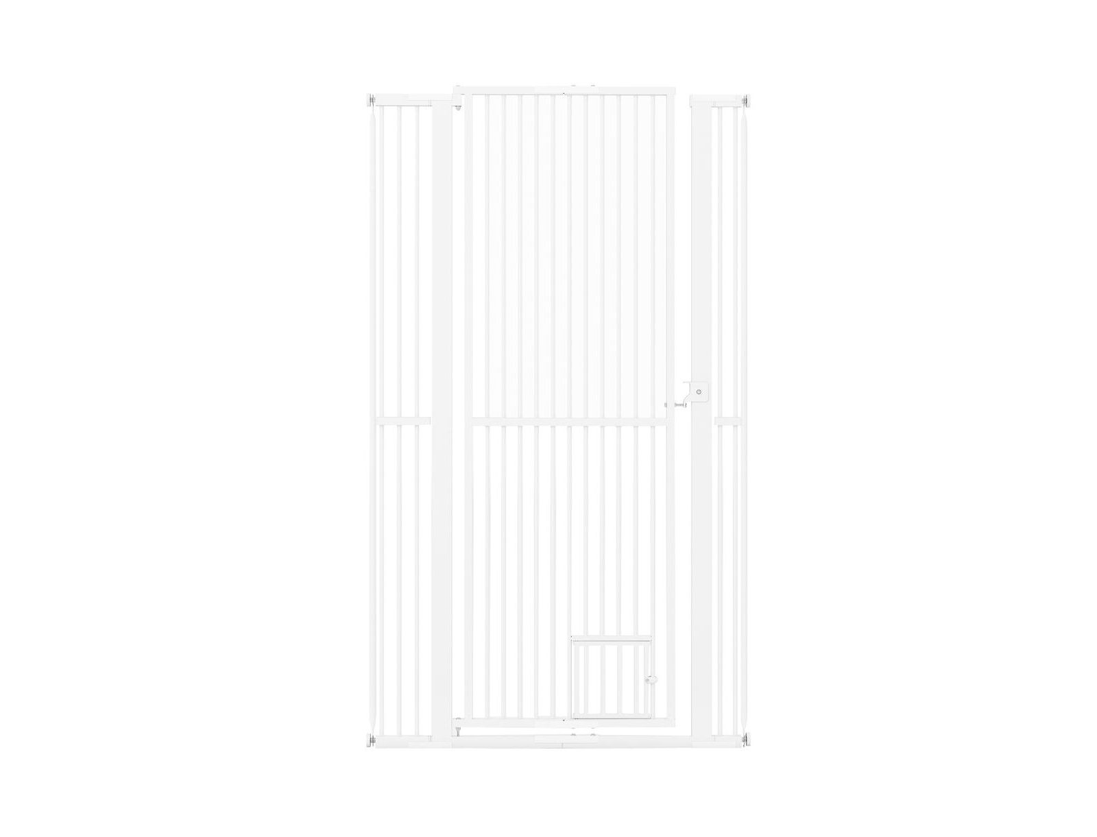 RUIE 67.5 inch Extra Tall Pet Gate with 30.5-41 inch Adjustable Width Opening