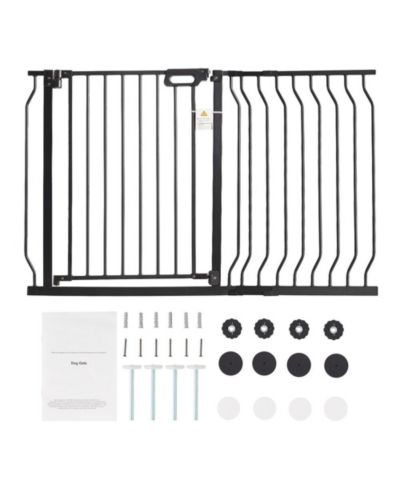 RUIE Auto Close Pet Safety Gate 30 in Tall Pressure and Wall Mount для дверных проемов