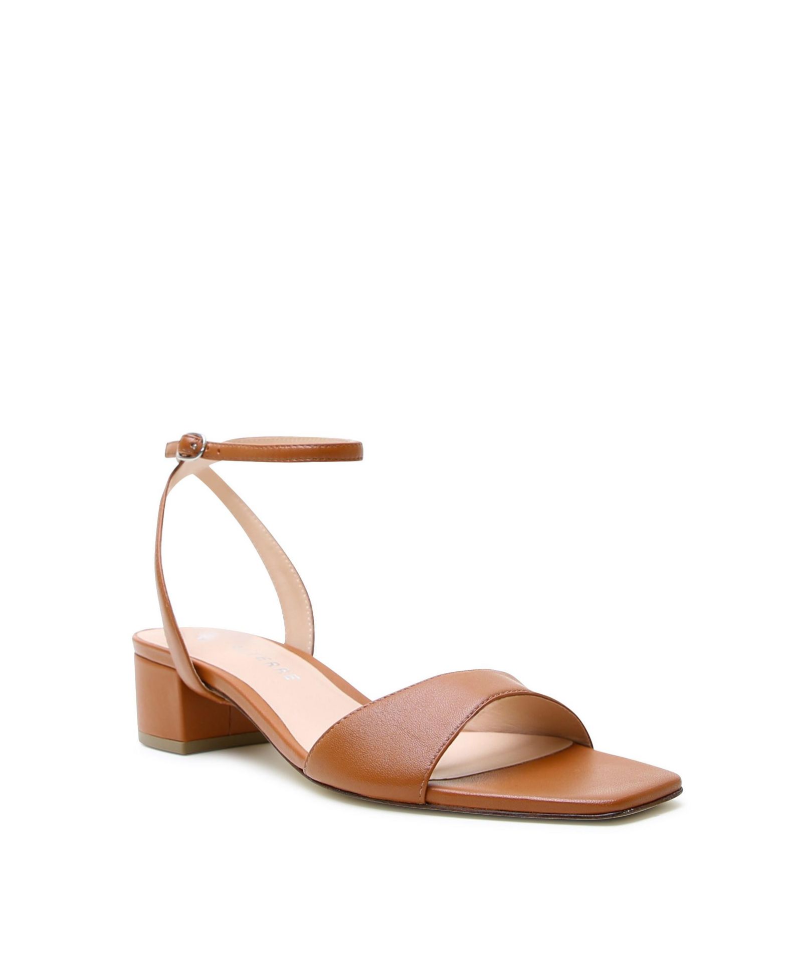 Alterre Women's Cognac Marilyn Customizable Square Sandal