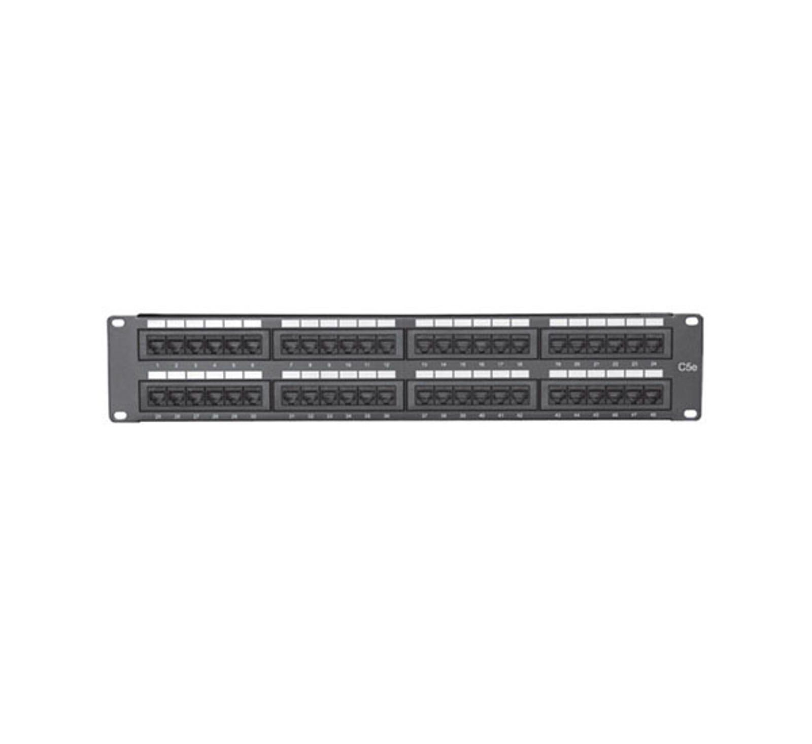 Comprehensive 48 Port Cat5e Patch Panel
