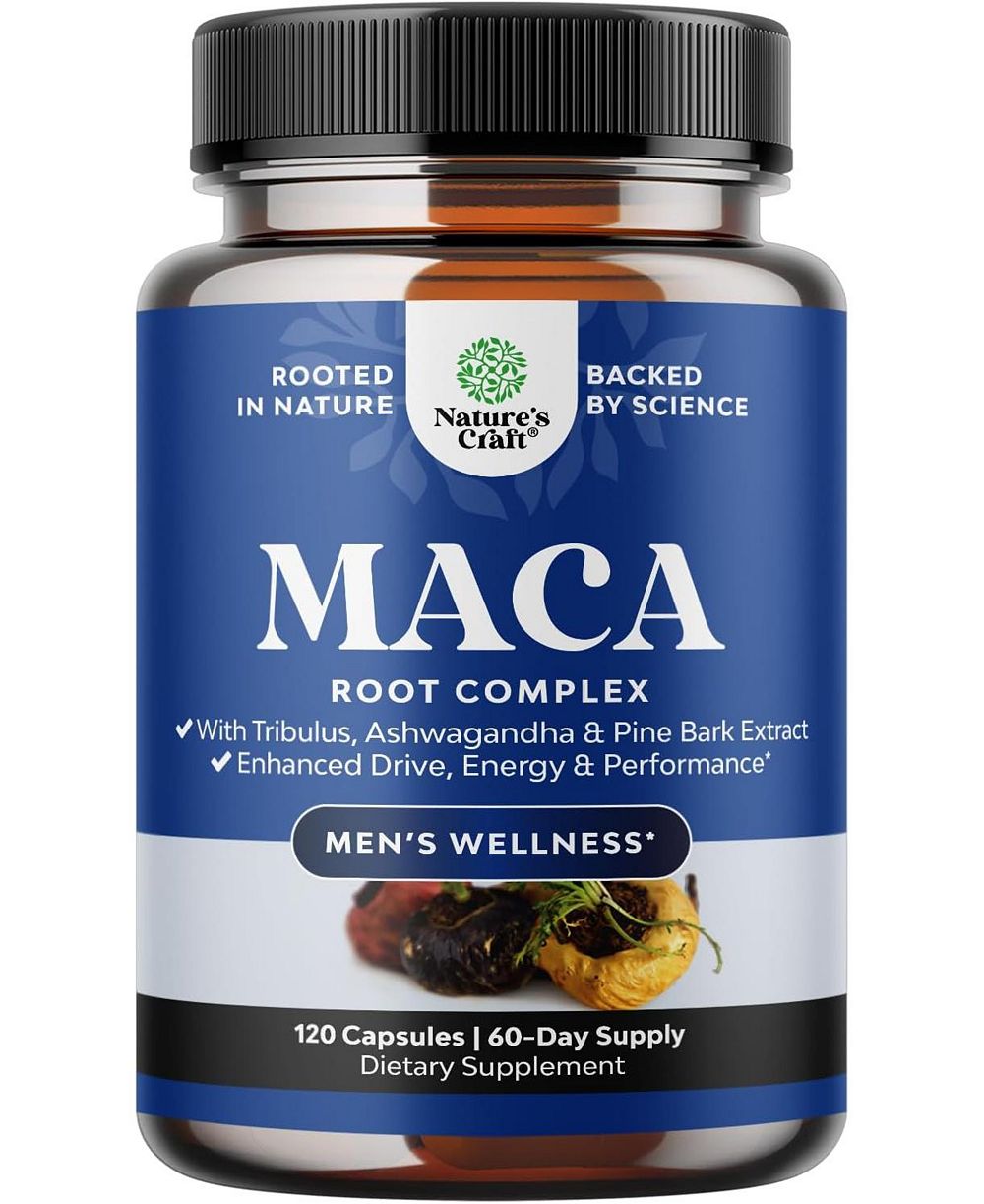 Пищевая добавка Nature's Craft Maca Root Complex для мужчин, 120 капсул