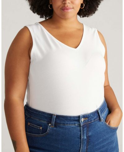 Майка Universal Standard Plus Size Double V