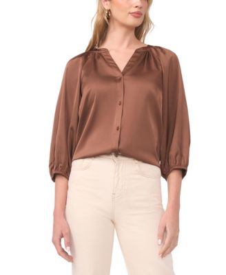 Женская блузка Vince Camuto Raglan-Sleeve V-Neck