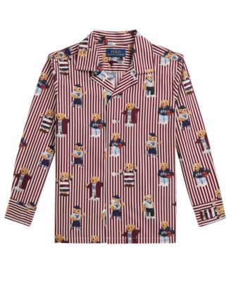 Polo Ralph Lauren Детская рубашка Polo Bear Striped, 2T-7