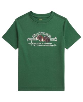 Polo Ralph Lauren Boys' 2T-7 Polo Sportsman Jersey T-Shirt