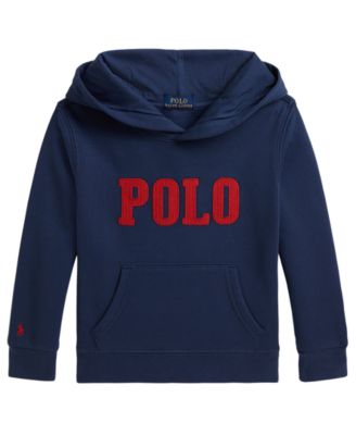 Polo Ralph Lauren Boys' 2T-7 Logo Fleece Hoodie