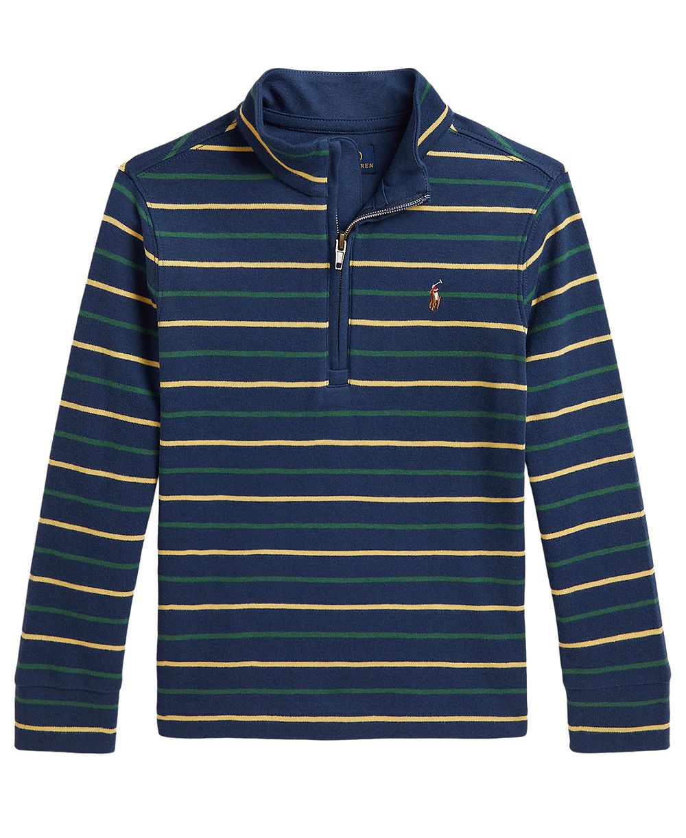Рубашка Polo Ralph Lauren Boys' 2T-7 Interlock Quarter-Zip