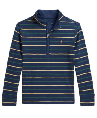 Polo Ralph Lauren Boys' 2T-7 Interlock Quarter-Zip Shirt