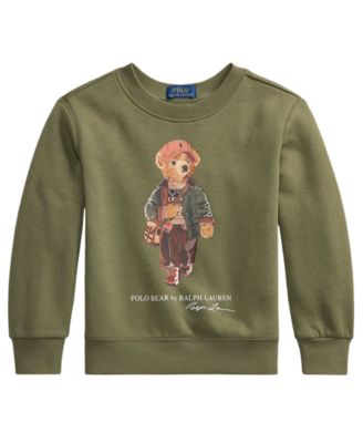 Детский флисовый свитшот Polo Ralph Lauren 2T-7 Polo Bear