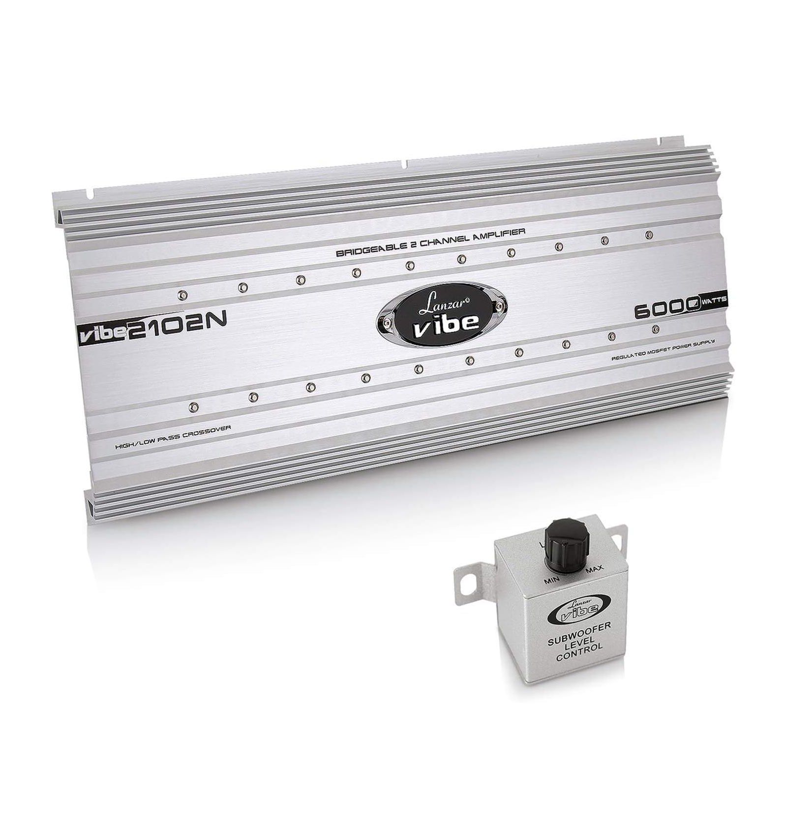 Lanzar 6000W Dual Inputs MOSFET Car Amplifier