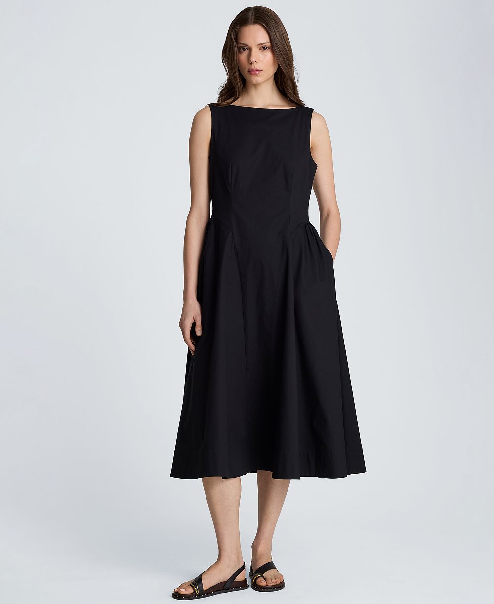 Женское платье Kenneth Cole Sleeveless Boat Neck Midi