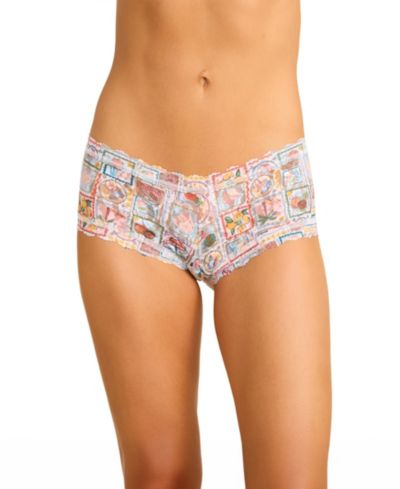 Женские кружевные трусики Hanky Panky Printed Signature Lace Boyshort