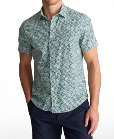 UNTUCKit Men's Slim Fit Performance Short-Sleeve Kyros Shirt