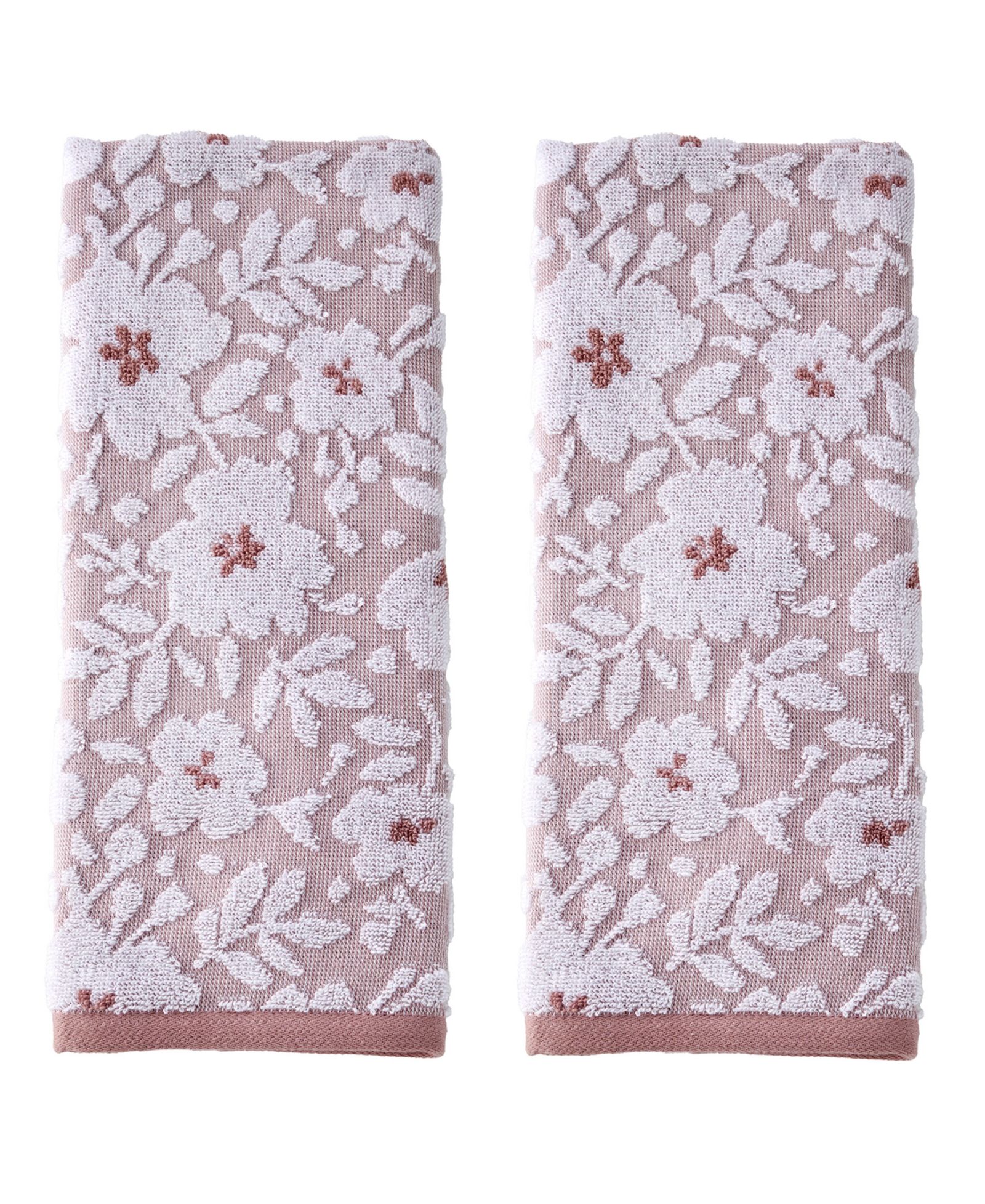 Набор из 2 махровых полотенец SKL Home Floral Jacquard